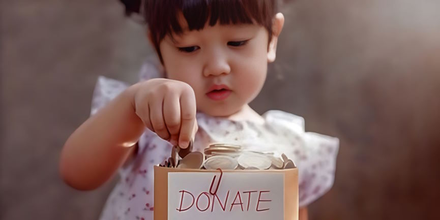 collecting donations for education programs